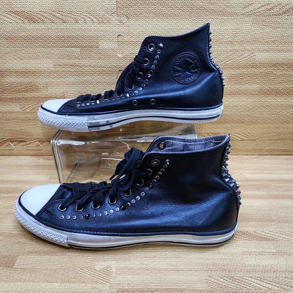 Converse X John Varvatos 125707C Leather CT Studdded Hi Men Sz 11  Women Sz 13